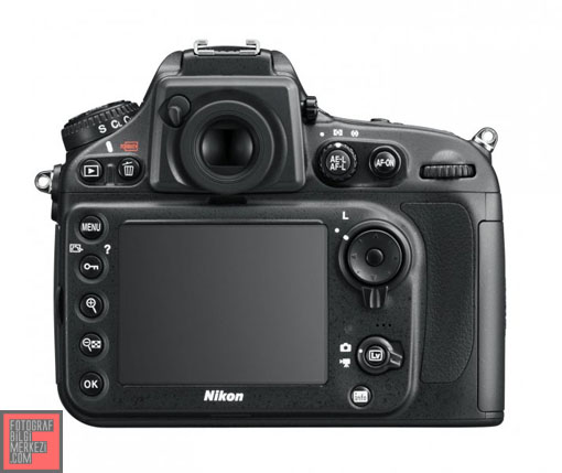 D800 backk - Nikon D800 “36 milyon piksel”