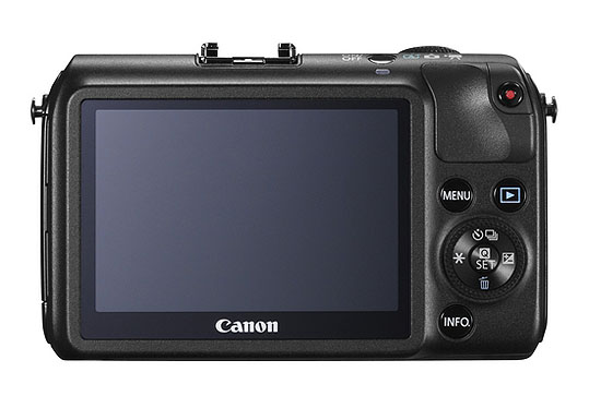 EOS M back - Canon’un aynasız serisi EOS M