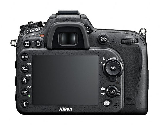 D7100 back - Nikon D7100