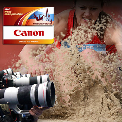 moscow - Canon, IAAF Dünya Şampiyonası’nda