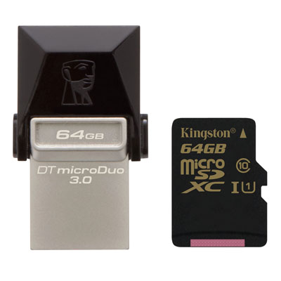 DataTraveler microDuo 3.0 microSDXC Class10 - Kingston’dan İki Yeni Depolama Çözümü