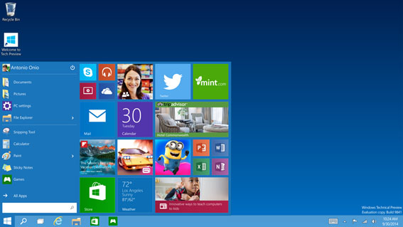 09 30startMenu Web - Microsoft Windows 10 ne getiriyor?
