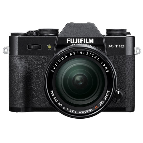 X T10 front black18 55mm - Fujifilm X-T10