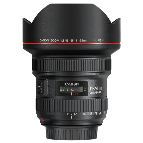 EF 11 24mm f4L USM Side with cap - Canon EF serisi 110 milyonluk üretime ulaştı