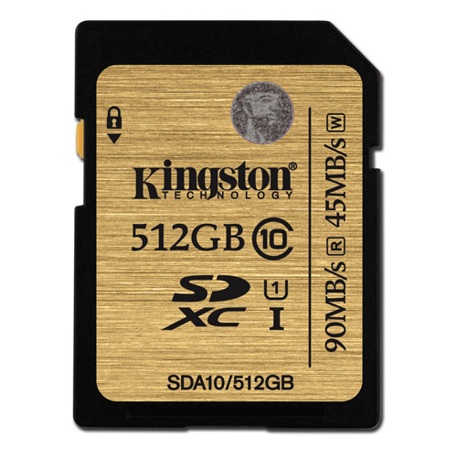 kingston512gb - Kingston, 512GB’lık SD Kartını Duyurdu