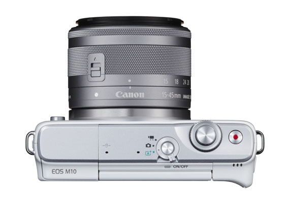 EOS M10 WHT EF M15 45STM TOP - Canon’un yeni aynasızı: EOS M10