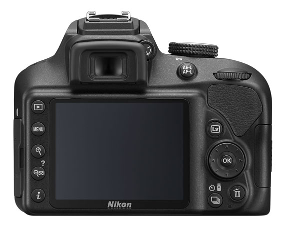 D3400 BK back.high  - Nikon D3400