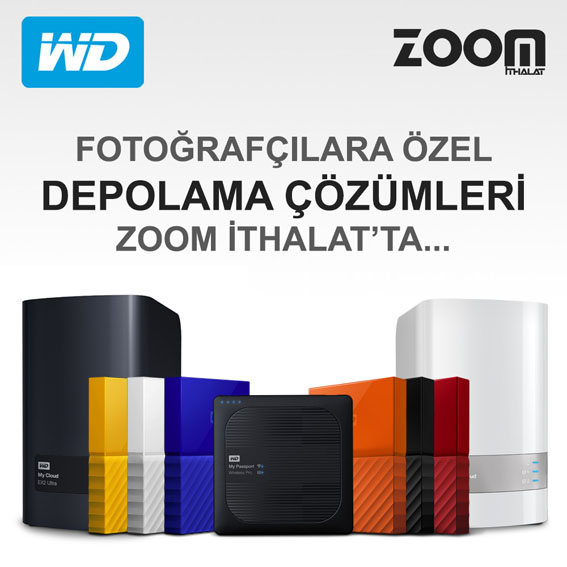 WD Welcome - Fotoğrafçılara özel WD ürünleri Zoom İthalat’ta…