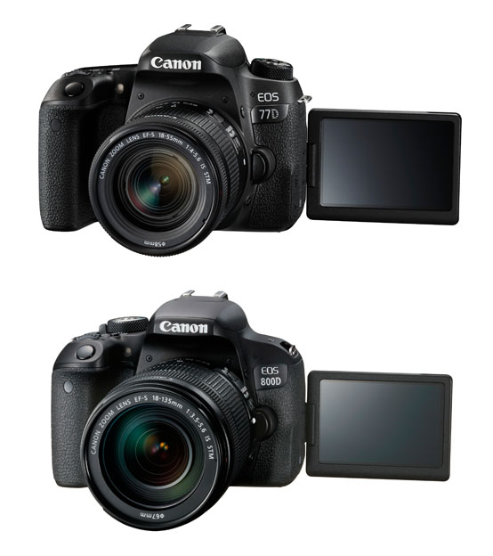 77 800 - Canon EOS 77D ve EOS 800D